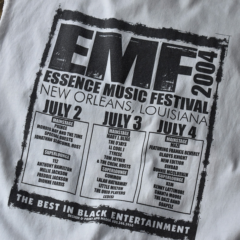 Y2K Essence Music Festival “2004” ノースリーブ フェス Tシャツ 250807H