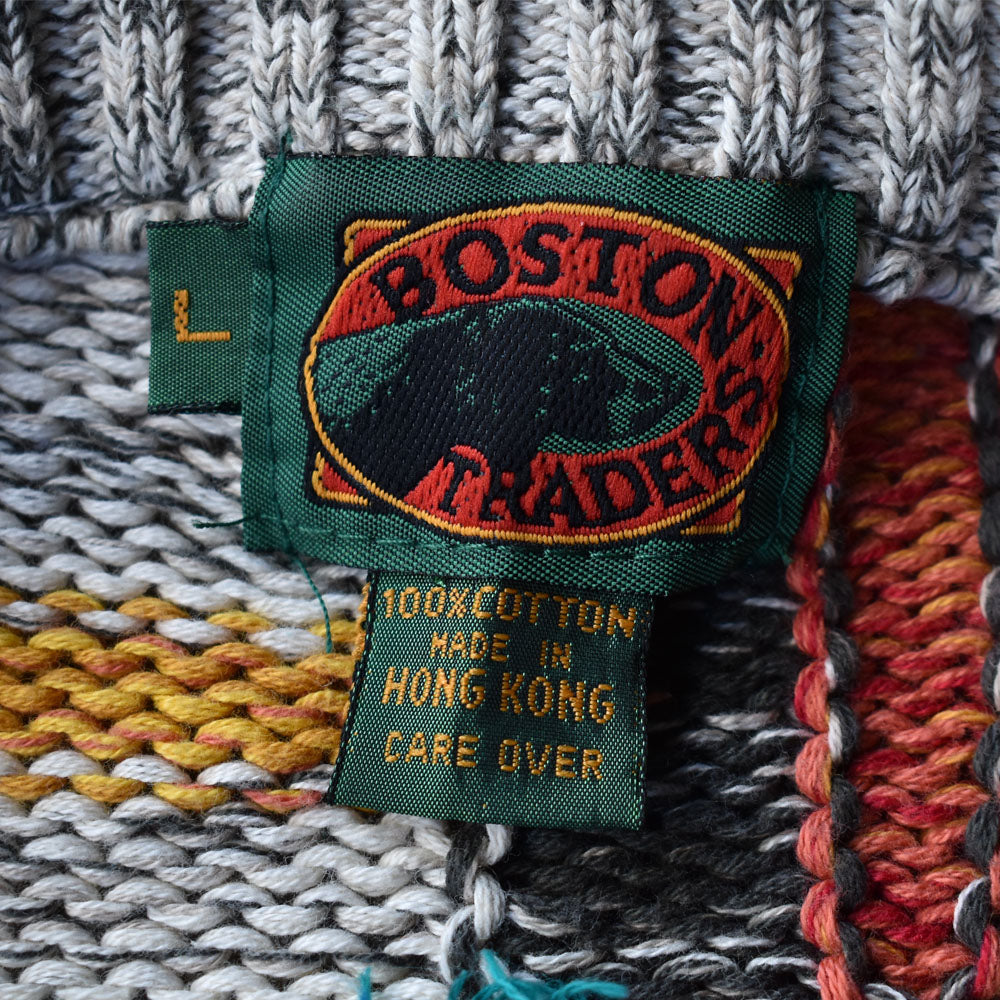 90’s BOSTON TRADERS ネイティブ柄  ニット セーター 231204