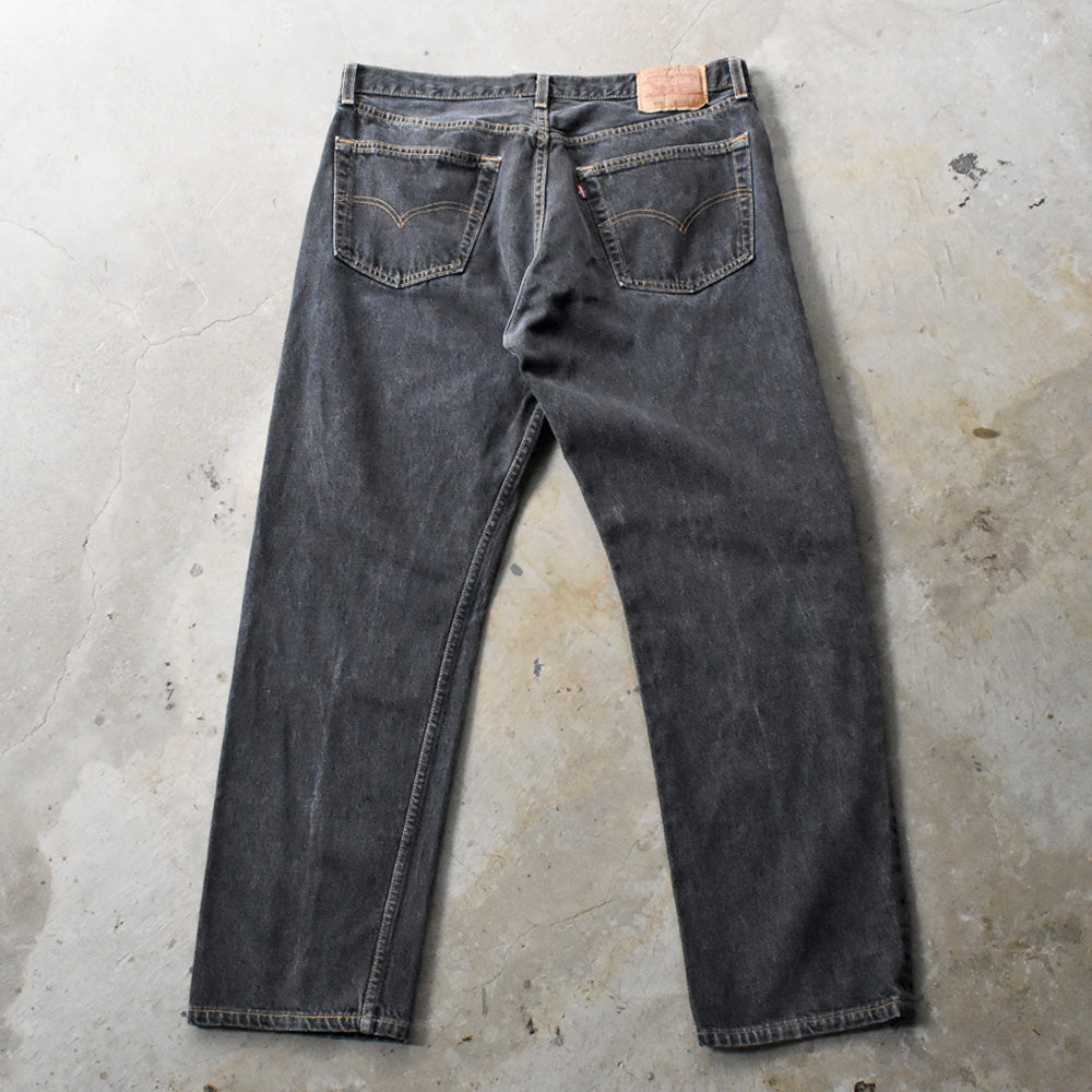 90’s Levi's 501 先染めブラック デニムパンツ USA製 250613H