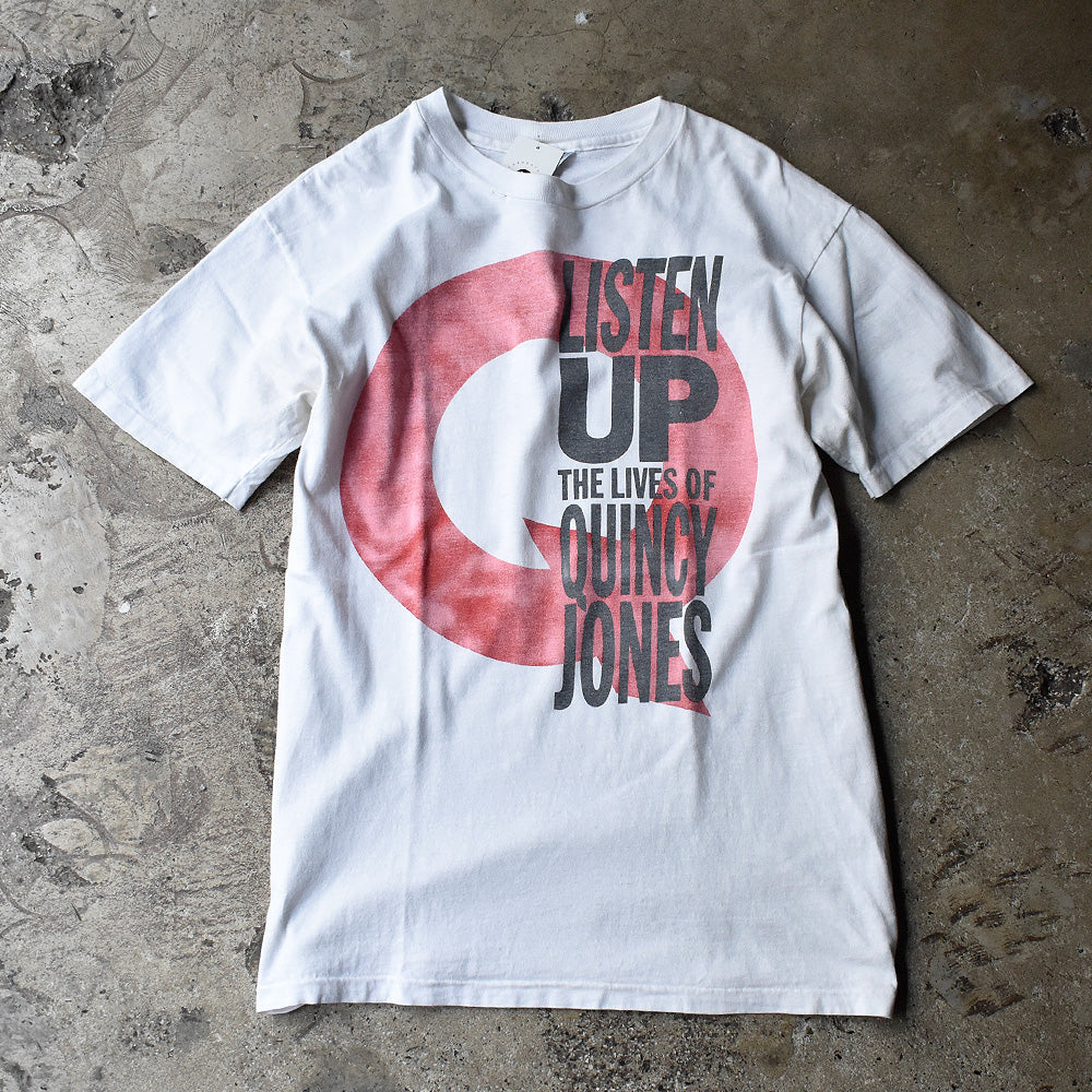 90's Quincy Jones “Listen Up The Lives Of Quincy Jones” Tシャツ 240704H