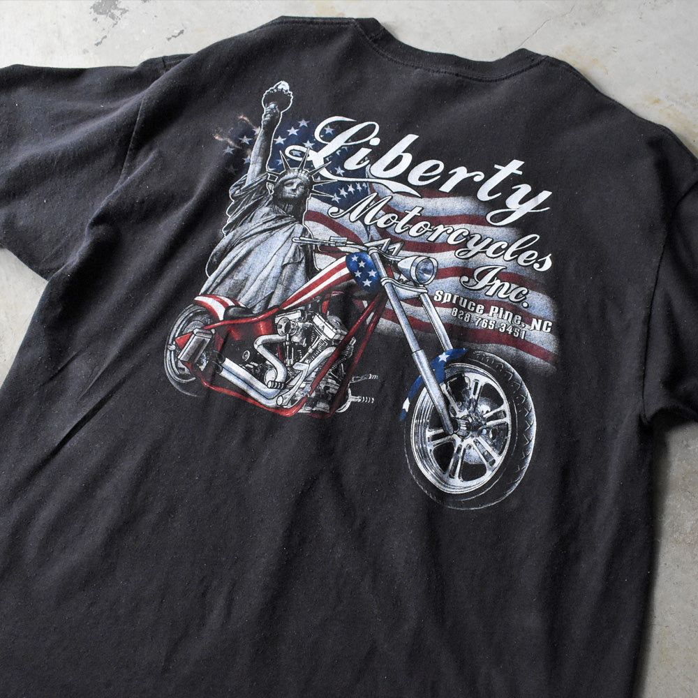 “Easyriders” 両面プリント バイクTシャツ 250530