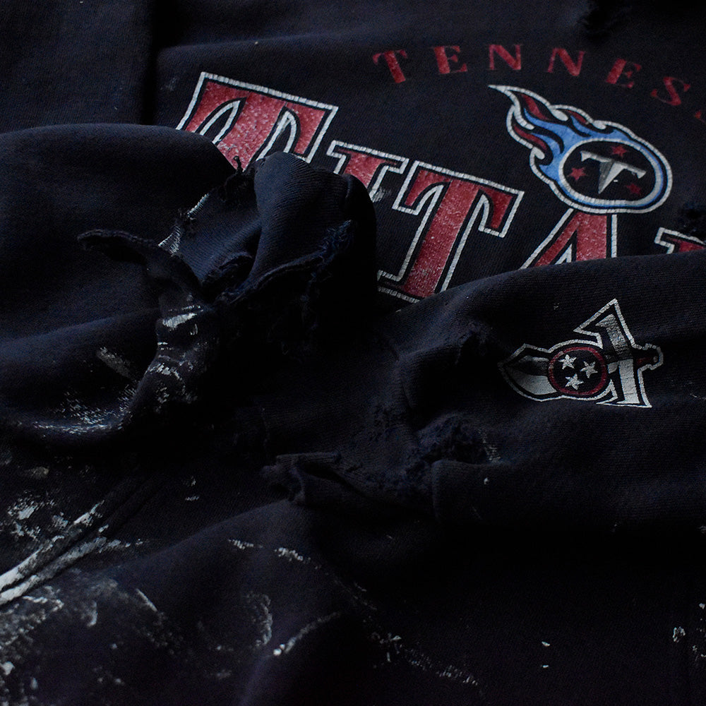 90's　ボロ！ペンキ！　Tennessee Titans/テネシー・タイタンズ　Leeボディパーカー　230910H