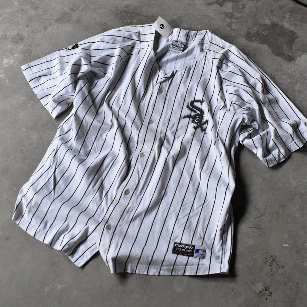 “MLB Chicago White Sox” コットンボディ ベースボールシャツ 241105