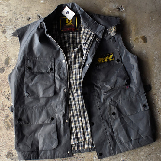 Belstaff デッドストック!ナイロン モーターサイクル ベスト イングランド製 250416H