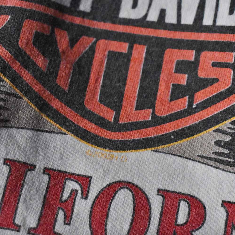 Y2K Harley-Davidson “San Diego” イーグル ポケット Tシャツ USA製 240527