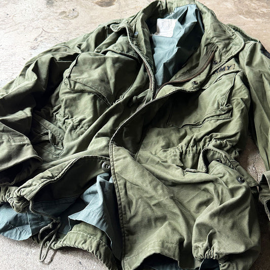 ’72 グレーライナー! U.S.ARMY M-65 3rd Type フィールドジャケット 240309H