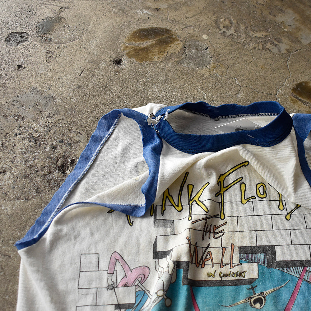 80's PINK FLOYD "NASSAU COLISEUM" Tour カットオフ ロック Tシャツ 250819H