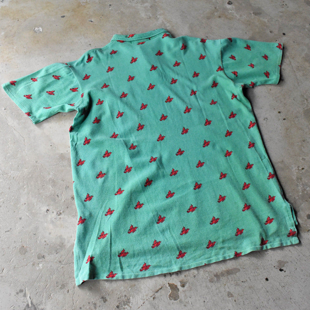 80's Polo Ralph Lauren ロブスタープリント ポロシャツ USA製 250601