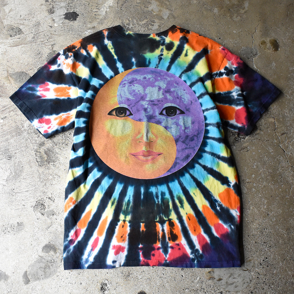 90's “Sun ＆ Moon” タイダイTシャツ 250529H
