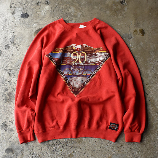 90’s Harley Davidson “90 Years” バイク スウェット USA製 240809H