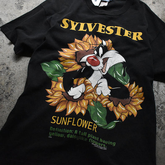 90's Looney Tunes “Sylvester Cat” 海外アニメ キャラ Tシャツ USA製 230529H