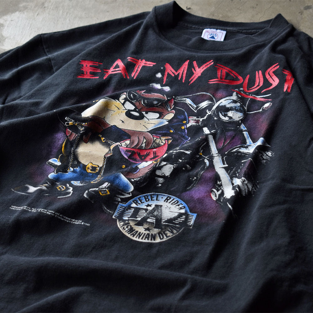 90's　Looney Tunes/ルーニー・テューンズ  "EAT MY DUST" Tシャツ　USA製　230705