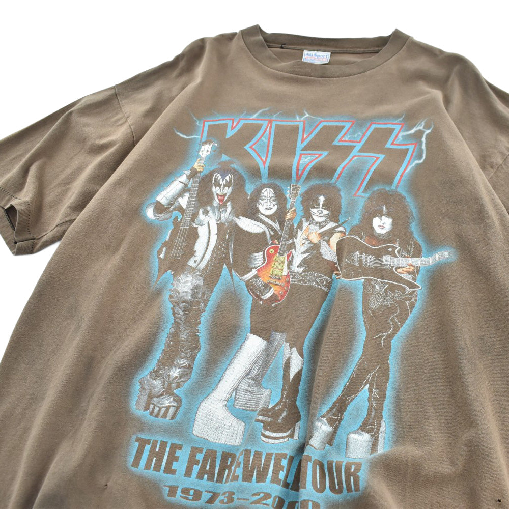 Y2K KISS "THE FAREWELL TOUR" 鬼フェード ロックTシャツ 260703H