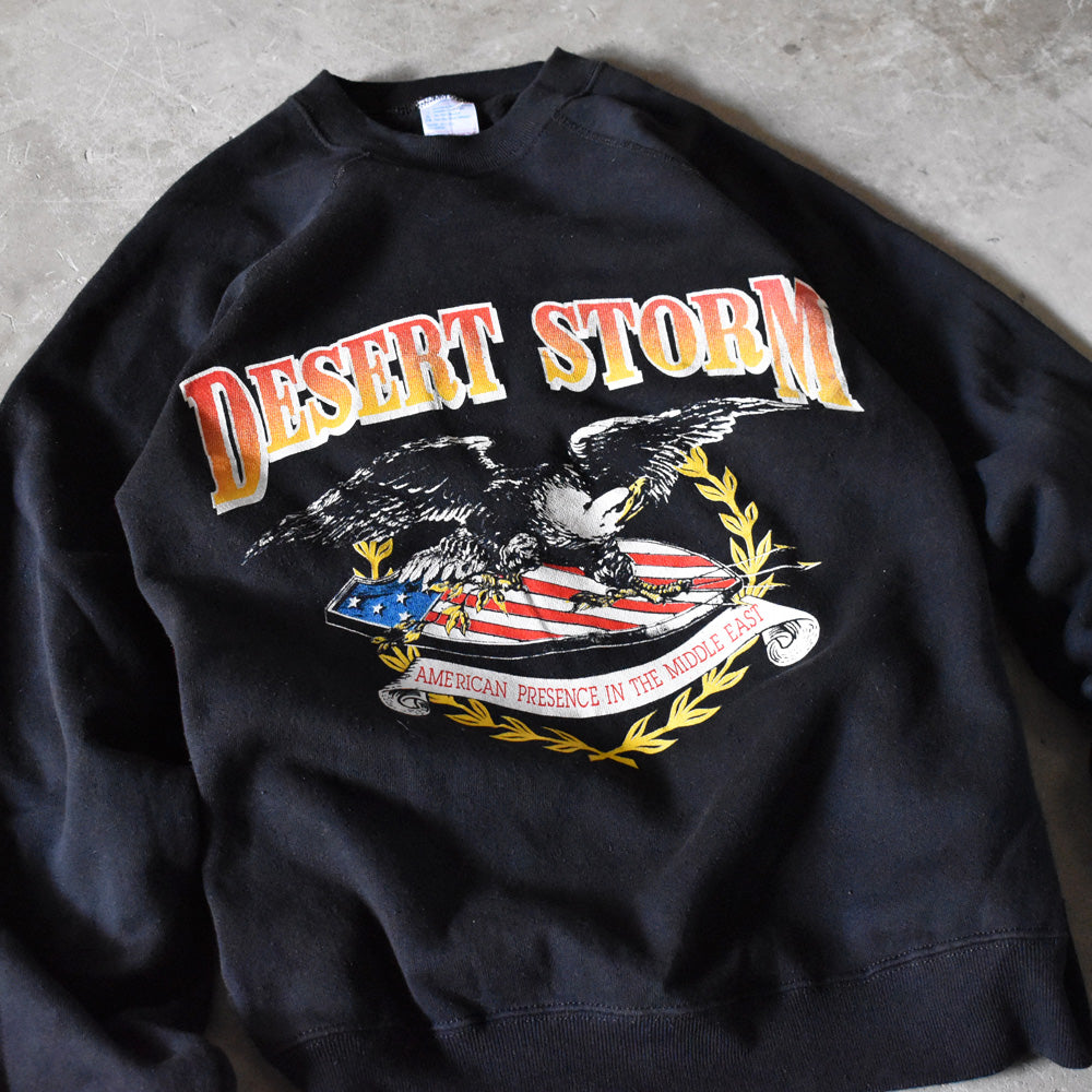 90’s “desert storm” イーグル スウェット USA製 241119