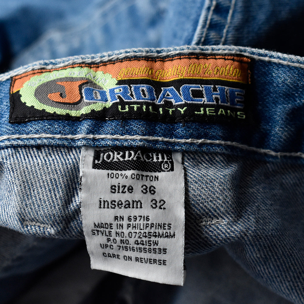 90's JORDACHE デニムカーゴパンツ 231220H