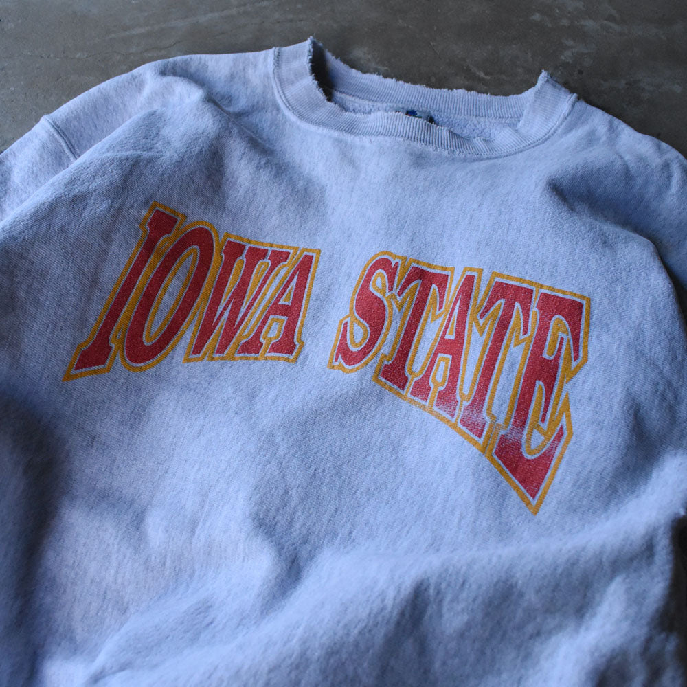 90’s MIDWEST ”IOWA STATE“ リバースタイプスウェット USA製 241221