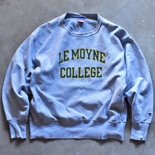 Y2K Champion “LE MOYNE COLLEGE” RWスウェット USA製 240313