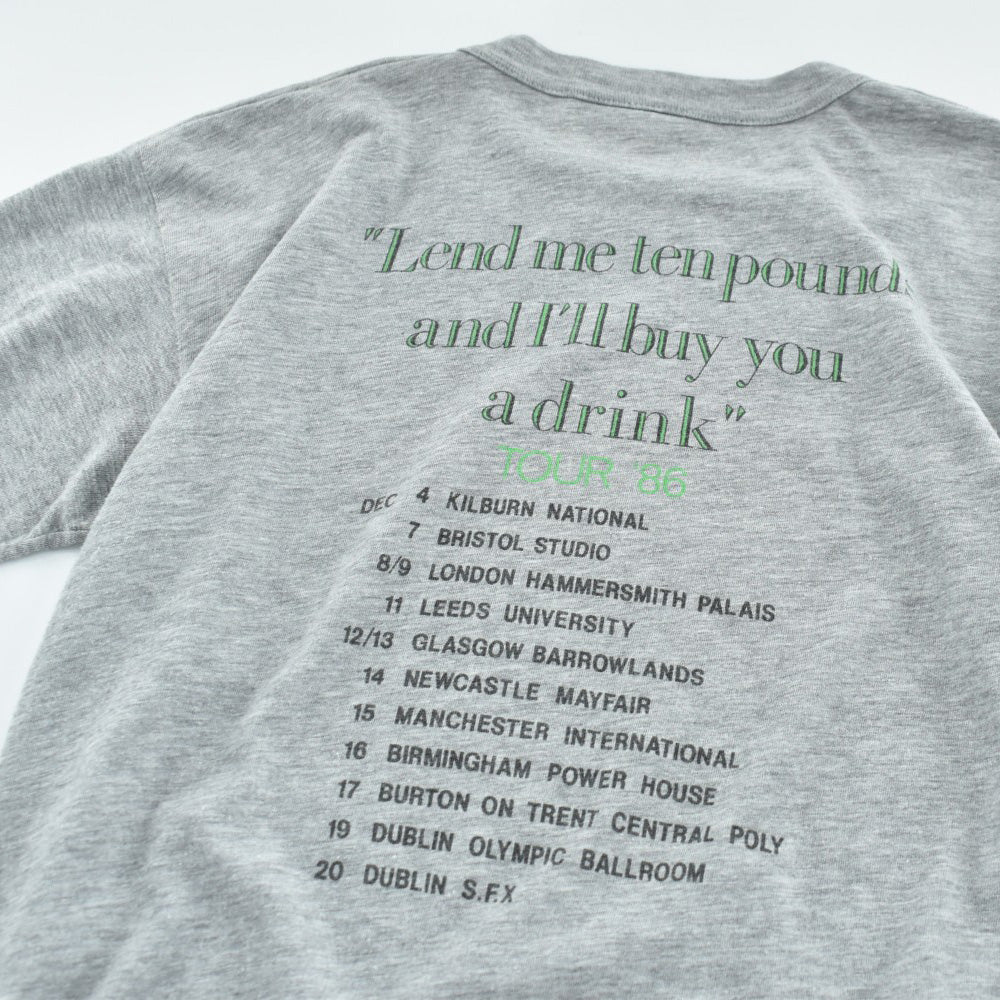 80’s The Pogues “Tour ’86” パンク ロックTシャツ 260602H