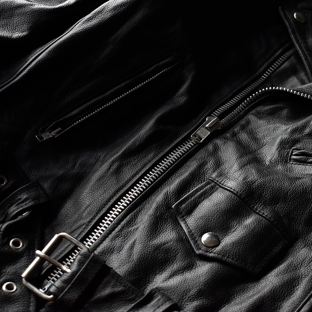 Y2K FMC ライダース レザージャケット 46size 240321H