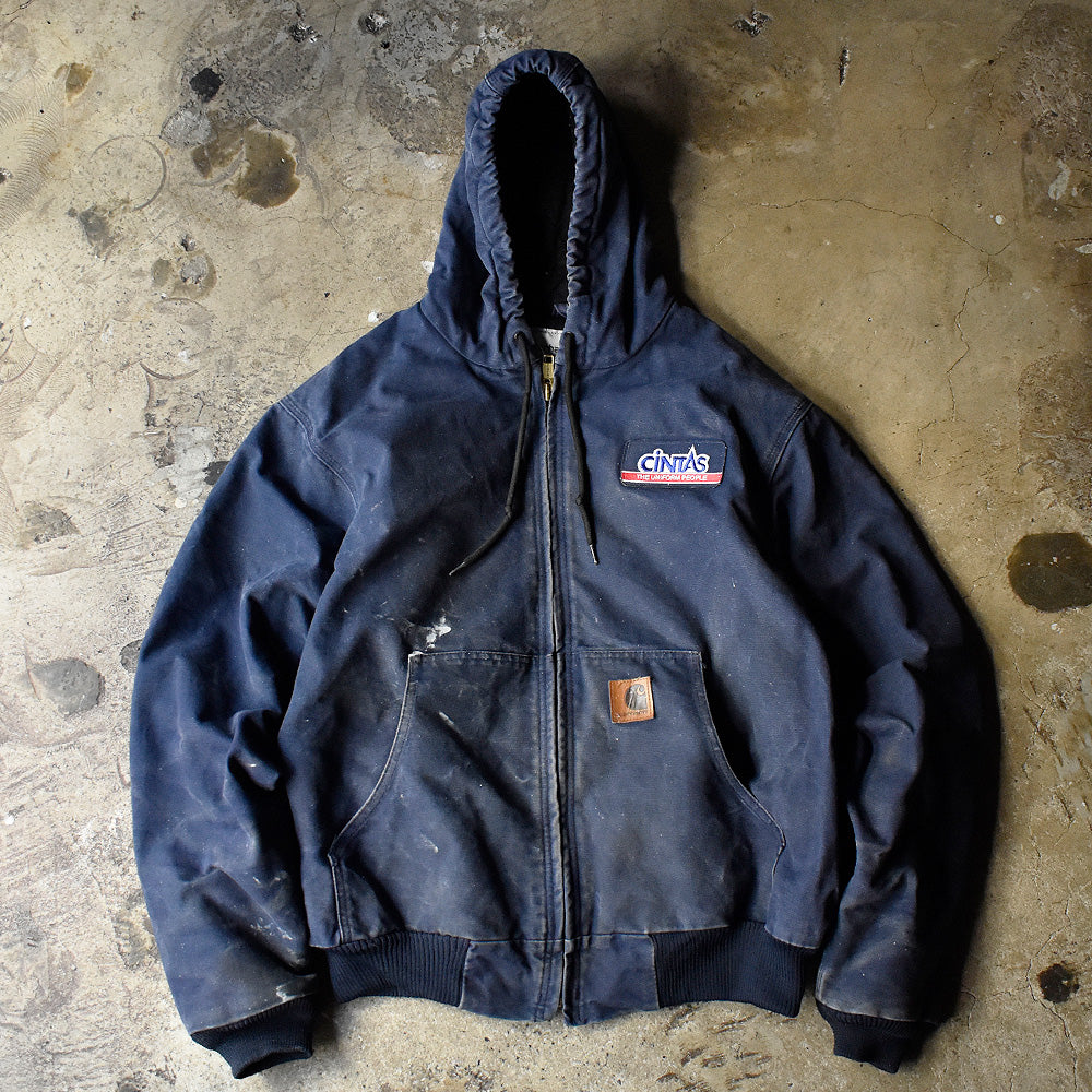 Y2K ペンキ！ Carhartt アクティブパーカー キルティングライナー 240111H