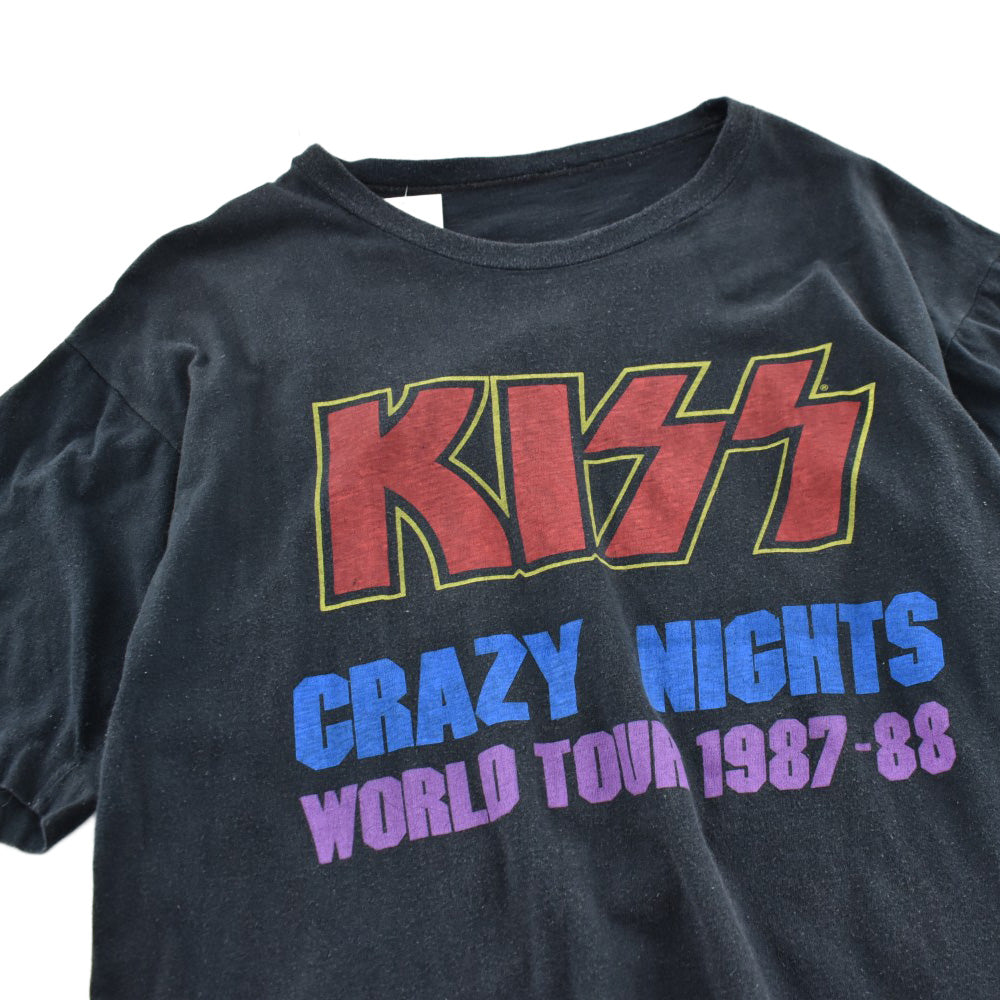 80's KISS "CRAZY NIGHTS" JAPAN TOUR ロックTシャツ 260526HFK2