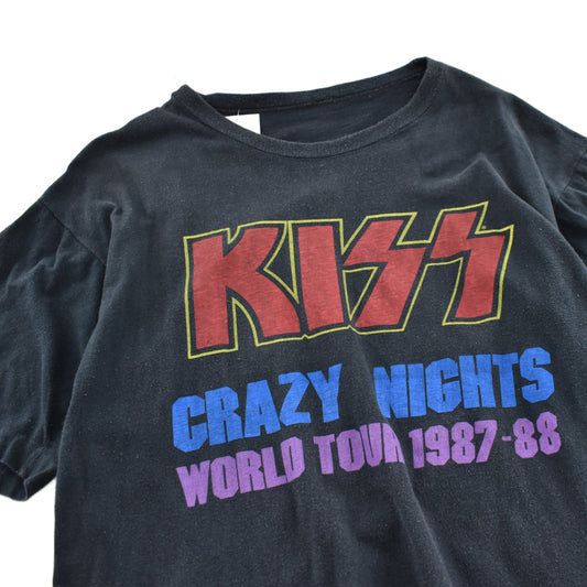 80's KISS "CRAZY NIGHTS" JAPAN TOUR ロックTシャツ 260526HFK2