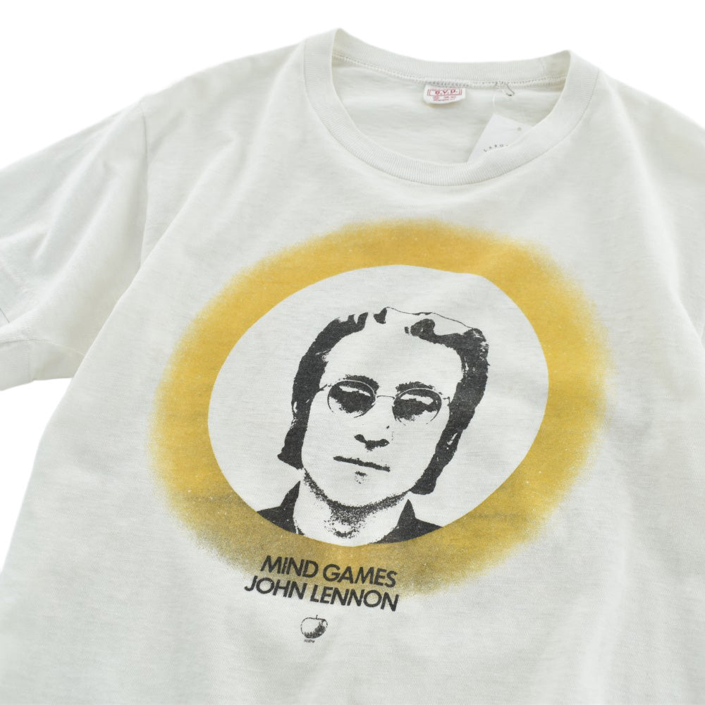 70’s John Lennon "Mind Games 1973" Apple プロモ ロックTシャツ 261030H