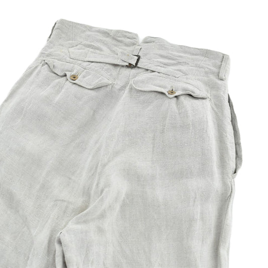 1920's~ Antique French Linen Trousers リネン ワークパンツ 260428H
