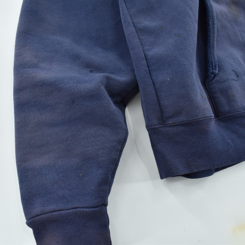 90's Carhartt 刺繍ロゴ ナス紺 スウェットパーカー 260828H