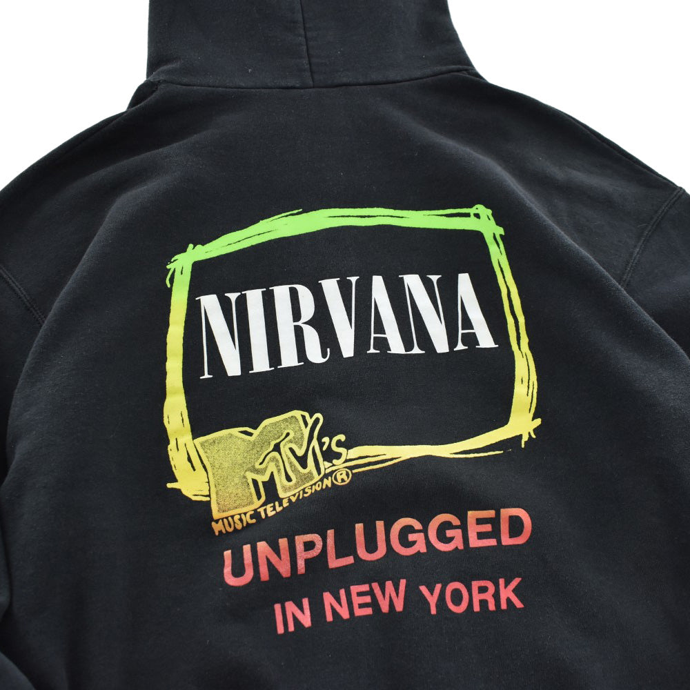 90's NIRVANA "MTV Unplugged in New York" ジップフーディー 260811HSH1