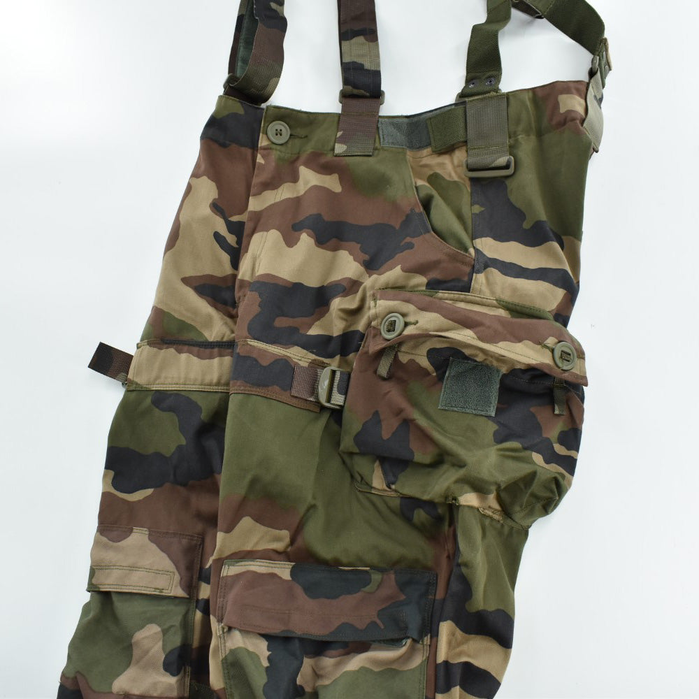 Y2K FRENCH ARMY CCE迷彩 コンバットパンツ サスペンダー付き 260901H