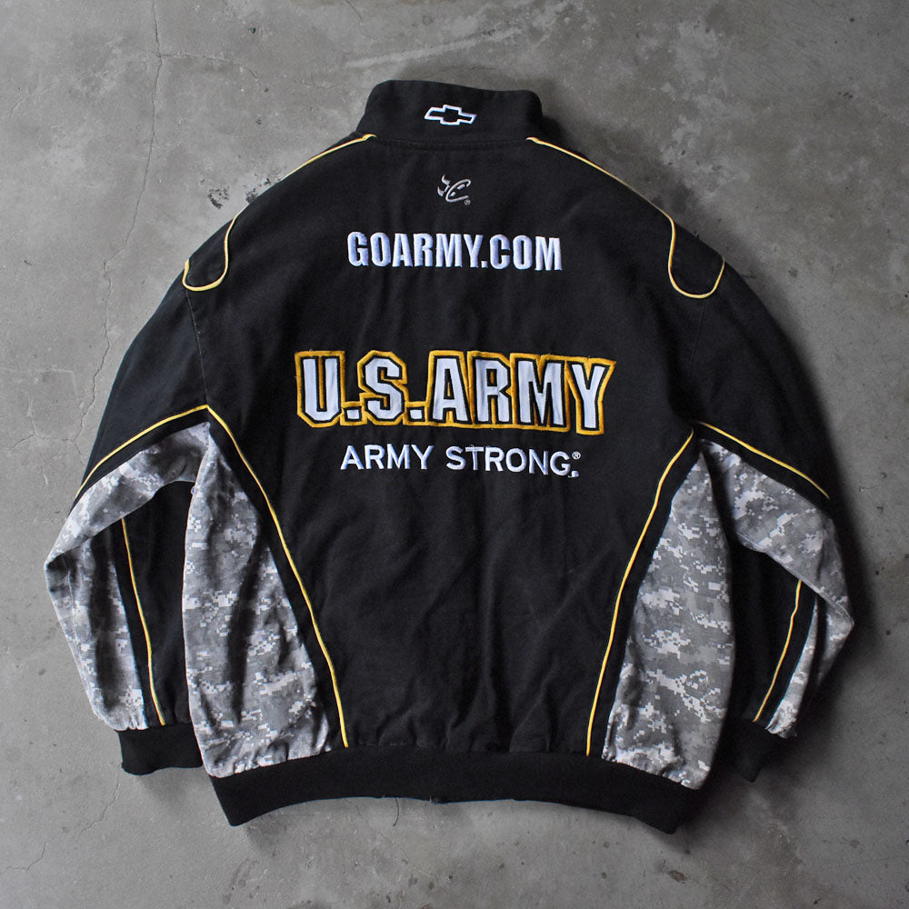 Y2K Chase Authentics “U.S. ARMY” NASCAR レーシングジャケット 251010H