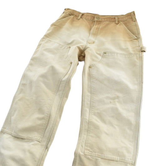 90's Carhartt "鬼フェード" ダブルニー ダックペインターパンツ USA製 2600515