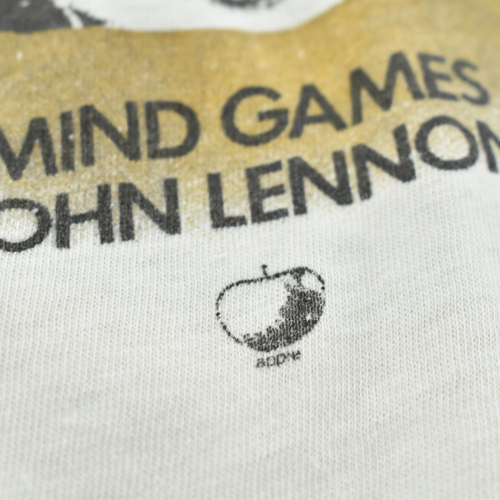 70’s John Lennon "Mind Games 1973" Apple プロモ ロックTシャツ 261030H