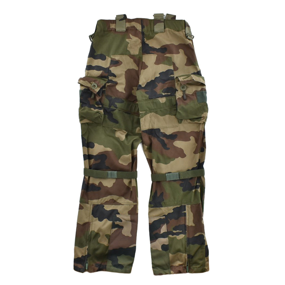 Y2K FRENCH ARMY CCE迷彩 コンバットパンツ サスペンダー付き 260901H