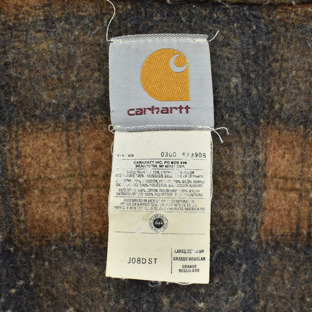 Y2K Carhartt チェックライナー デニム アクティブジャケット 260807