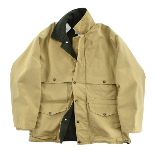 80's FILSON "Style 71" Dry Tin Cloth Double Coat ウールライニング ハンティングコート USA製 260918H
