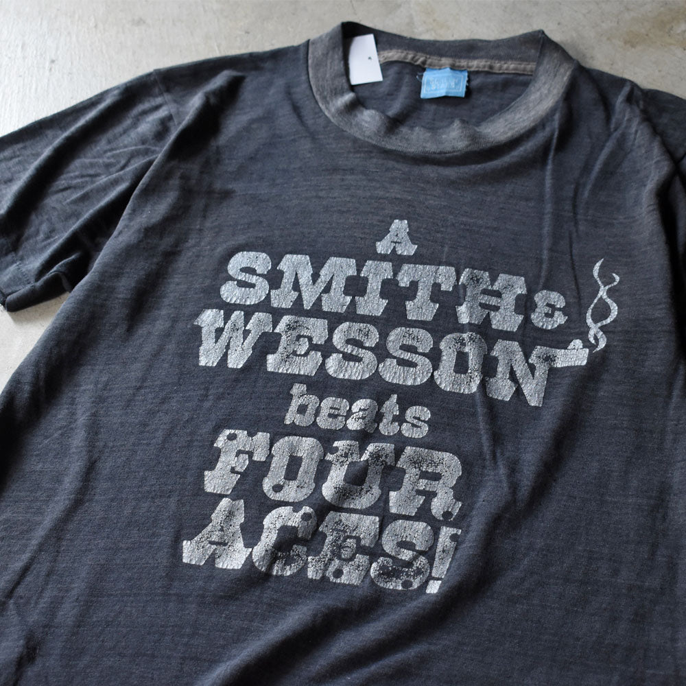 80’s Smith & Wesson “Beats Four Aces” Tシャツ 250905H