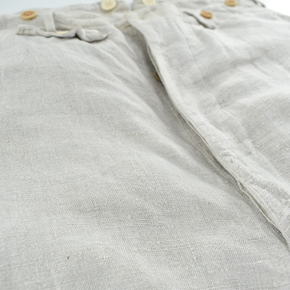 1920's~ Antique French Linen Trousers リネン ワークパンツ 260428H