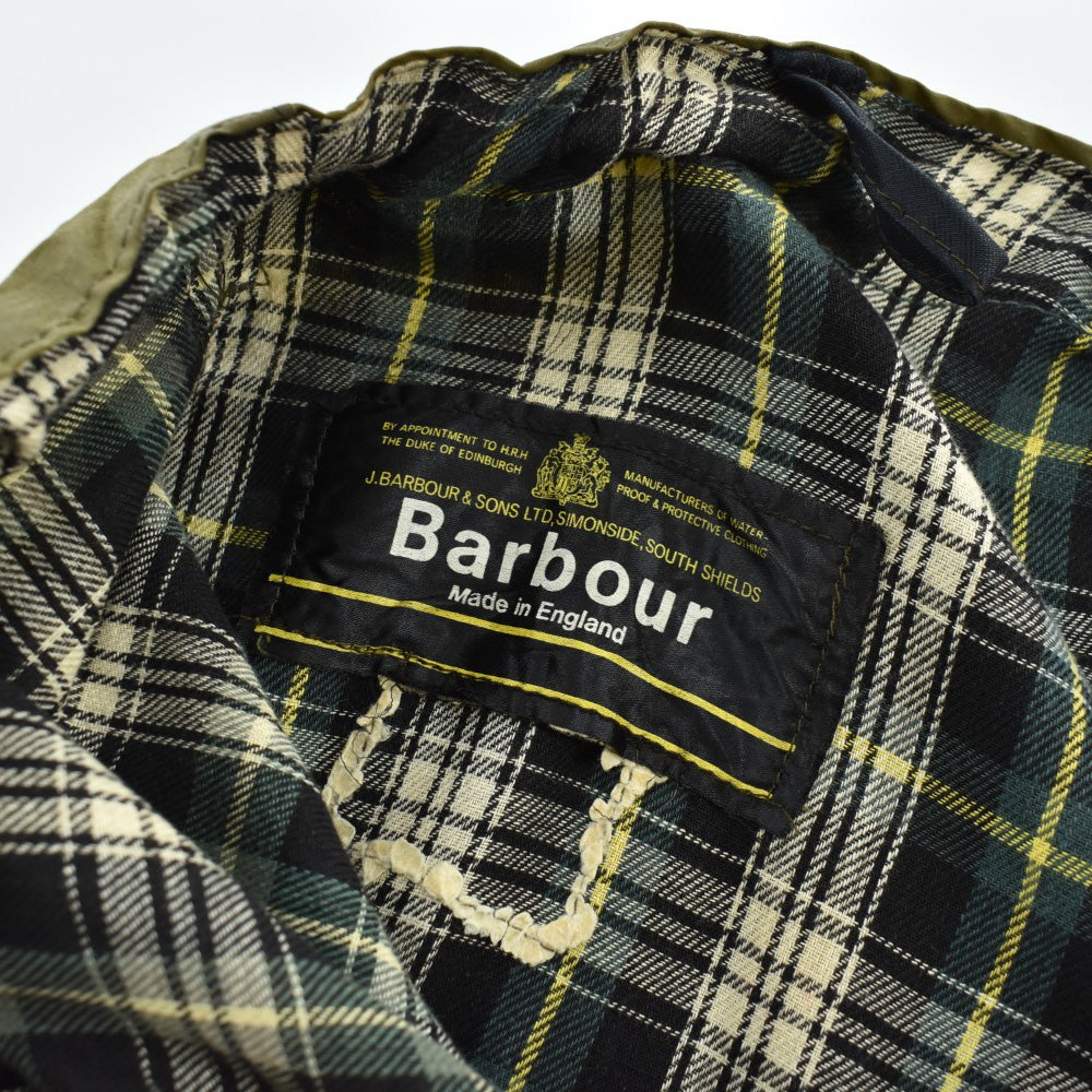 70's 1ワラント Barbour オイルドコットン オーバーパンツ 2600714H