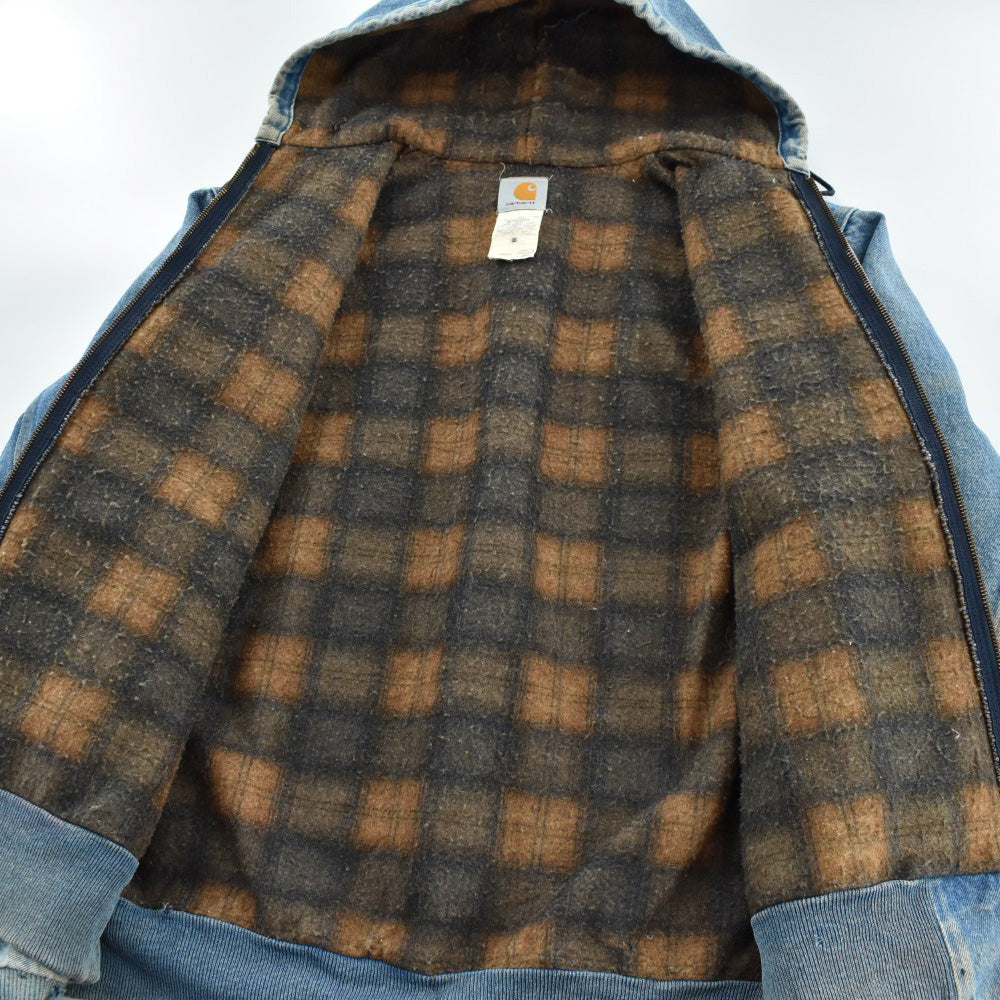 Y2K Carhartt チェックライナー デニム アクティブジャケット 260807