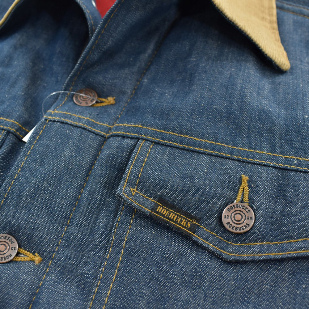 70’s N.O.S. Sears ROEBUCKS キルティングライナー デニムジャケット 261016H