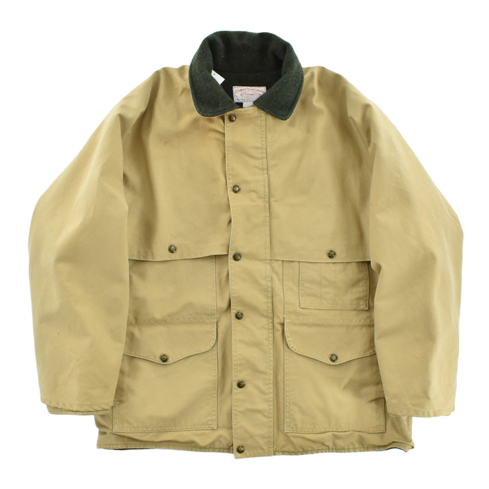 80's FILSON "Style 71" Dry Tin Cloth Double Coat ウールライニング ハンティングコート USA製 260918H