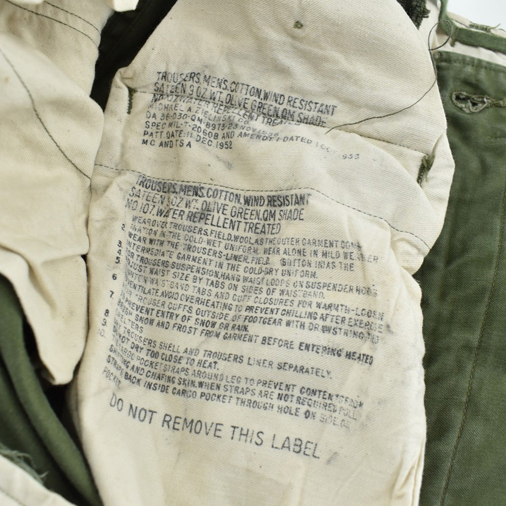 50’s U.S. ARMY M-51 フィールドトラウザーズ 260424H