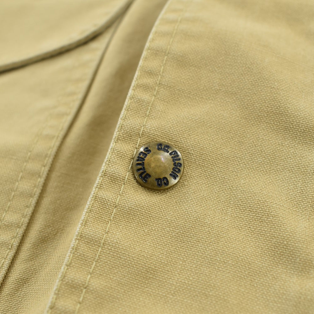 80's FILSON "Style 71" Dry Tin Cloth Double Coat ウールライニング ハンティングコート USA製 260918H
