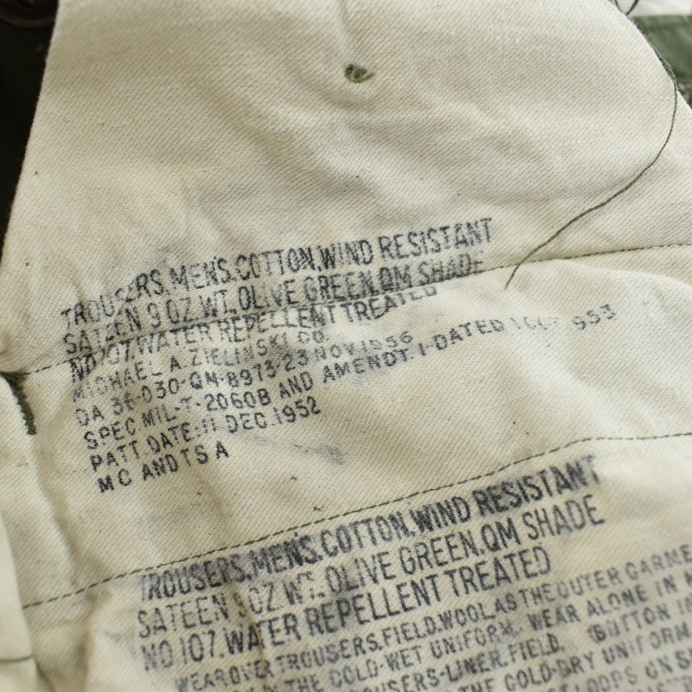 50’s U.S. ARMY M-51 フィールドトラウザーズ 260424H