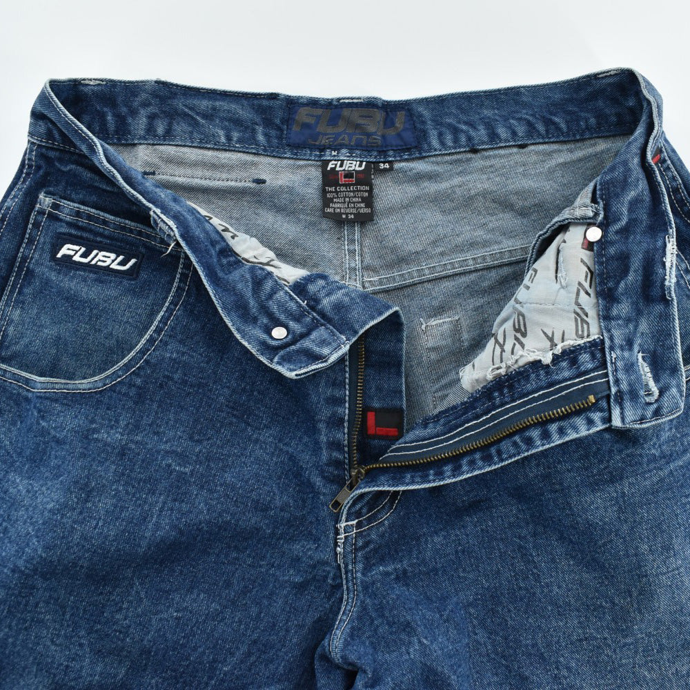 90's FUBU JEANS デニム バギーショーツ 2600721H