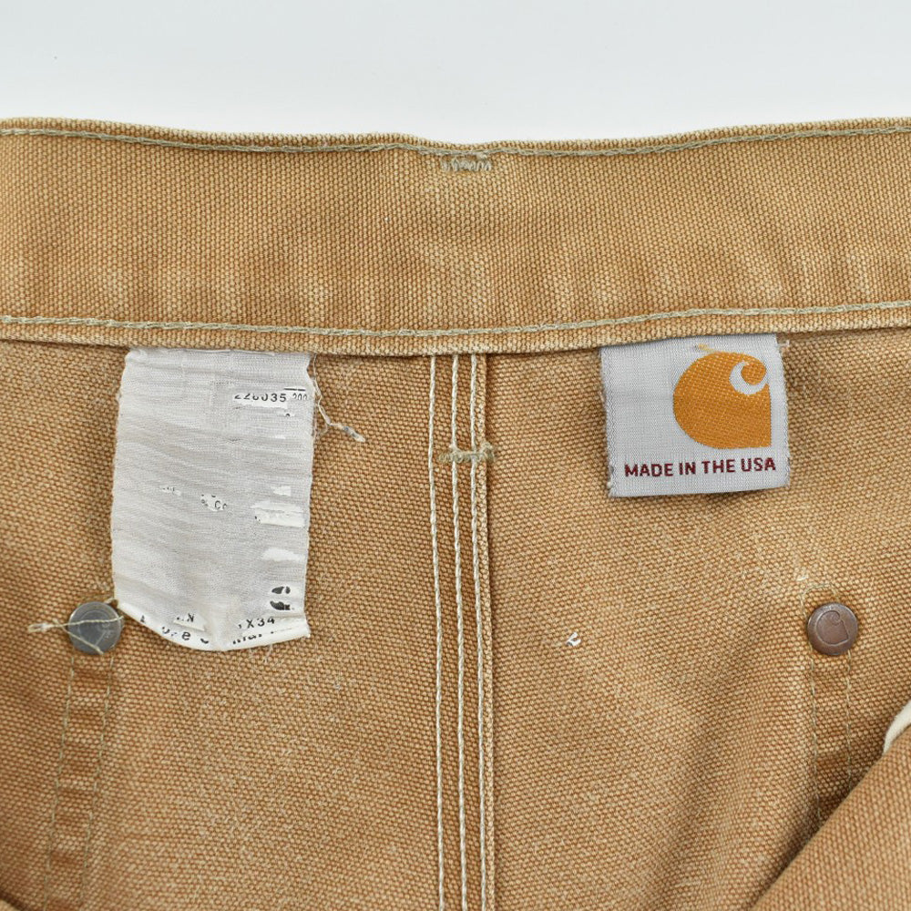 90's Carhartt "鬼フェード" ダブルニー ダックペインターパンツ USA製 2600515