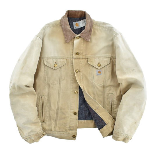 90's Carhartt 鬼フェード ブランケットライナー トラッカージャケット 260804