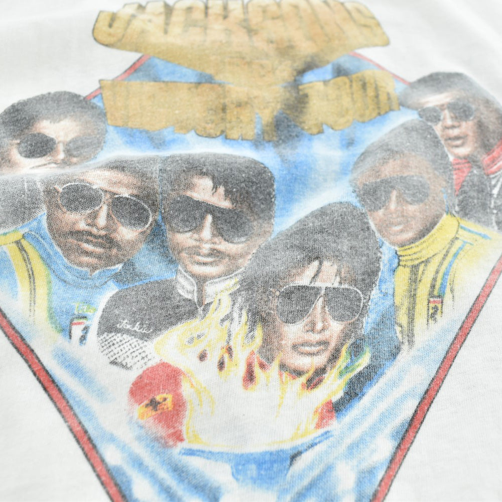 80's THE JACKSONS "VICTORY TOUR" ノースリーブ ツアーTシャツ 260901H